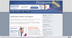 Desktop Screenshot of heizkosten-gespart.de